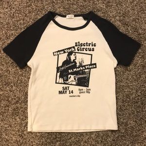 John Galt Electric Circus Cropped Tee